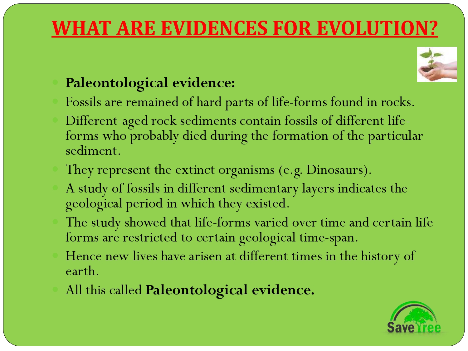 Class 12 Biology Chapter 7 Evolution Presentation - CBSE CONTENT