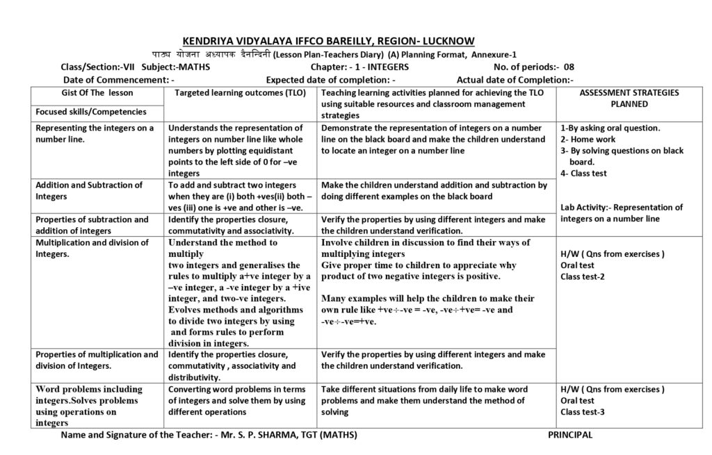 mathematics-lesson-plan-for-class-7-chapter-wise-cbse-content